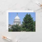 Capitol Building vanuit Bartholdi Park Kaart (Voorkant / Achterkant in situ)