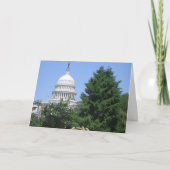 Capitol Building vanuit Bartholdi Park Kaart (Voorkant)