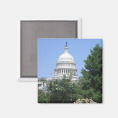 Capitol Building vanuit Bartholdi Park Magneet (Voorkant / Achterkant)