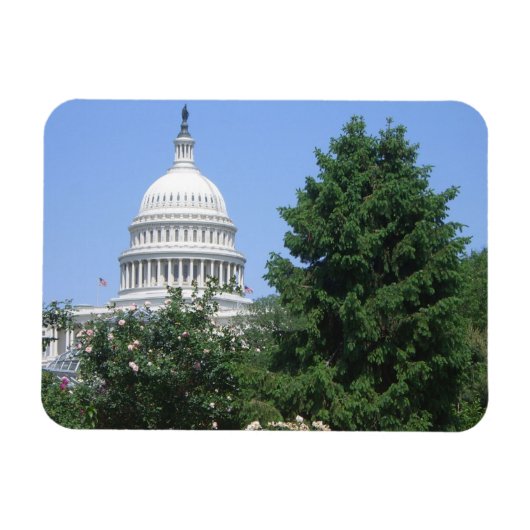 Capitol Building vanuit Bartholdi Park Magneet (Horizontaal)