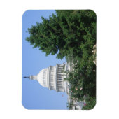 Capitol Building vanuit Bartholdi Park Magneet (Verticaal)