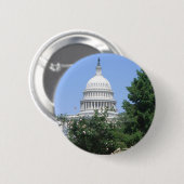 Capitol Building vanuit Bartholdi Park Ronde Button 5,7 Cm (Voorkant /achterkant)