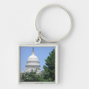 Capitol Building vanuit Bartholdi Park Sleutelhanger