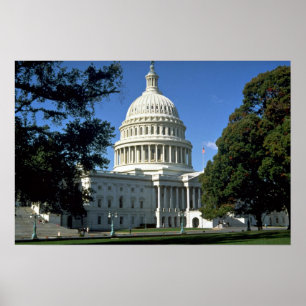 Capitol Building, Washington D.C., Verenigde State Poster