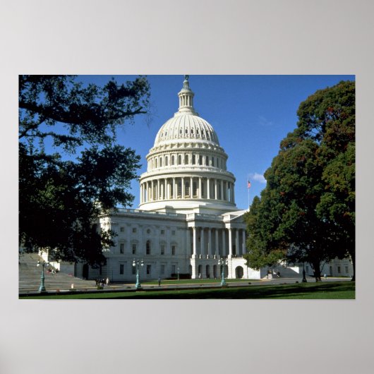 Capitol Building, Washington D.C., Verenigde State Poster (Voorkant)