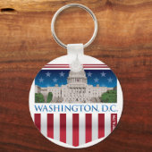 Capitol Building - Washington DC Sleutelhanger (Voorkant)