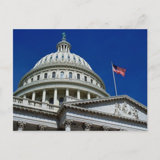 Capitol Building, Washington, VS Briefkaart (Voorkant)