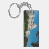 Capitol Building West Uitzicht Sleutelhanger (Voorkant Links)
