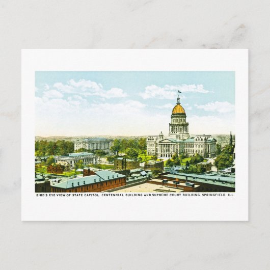Capitol Centennial Building, Springfield, Illinois Briefkaart (Voorkant)