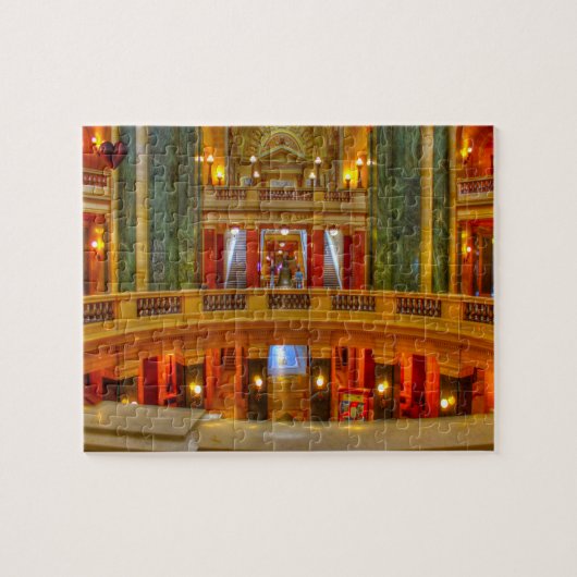 Capitol Chambers Wisconsin Jigzaag Puzzle Legpuzzel (Horizontaal)