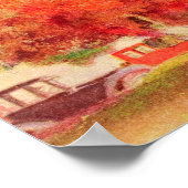 Capitol Dome in het najaar, door Albert Hencke Poster (Hoek)