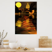 Capitol-Eagle-Flag-W-O-Sun-ray-set-2 Poster (Keuken)