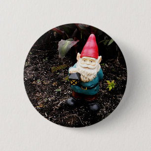 Capitol Garden Gnome Ronde Button 5,7 Cm
