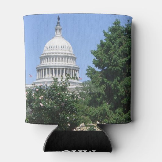 Capitol-gebouw van Bartholdi Park Blikjeskoeler (Achterkant)