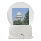 Capitol-gebouw van Bartholdi Park in Washington Sneeuwbol (Achterkant)