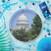 Capitol-gebouw van Bartholdi Park Papieren Bordje (Feest)