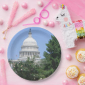 Capitol-gebouw van Bartholdi Park Papieren Bordje (Feest)