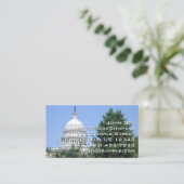 Capitol-gebouw van Bartholdi Park Visitekaartje (Staand voorkant)