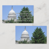 Capitol-gebouw van Bartholdi Park Visitekaartje (Voorkant / Achterkant)