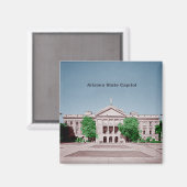 Capitol gekleurd in Arizona State Magneet (Voorkant / Achterkant)