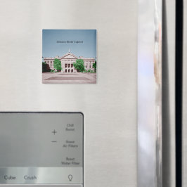 Capitol gekleurd in Arizona State Magneet