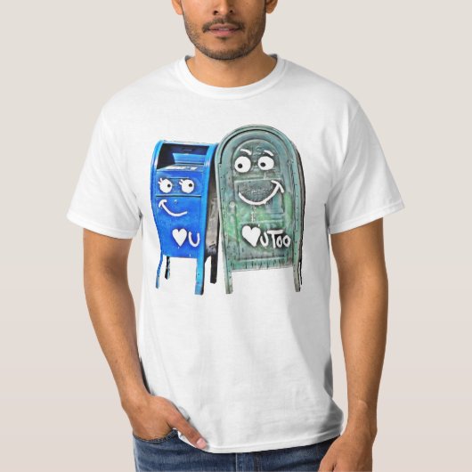 capitol hill houdt van brievenbussen t-shirt (Voorkant)