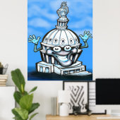 Capitol Hill Poster (Thuiskantoor)