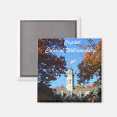 Capitol, koloniaal Williamsburg Magneet (Voorkant / Achterkant)