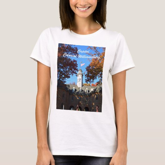 Capitol, koloniaal Williamsburg T-shirt (Voorkant)
