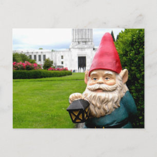 Capitol Lawn Gnome Briefkaart