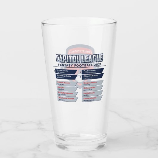 Capitol League FF21 Glas (Achterkant)