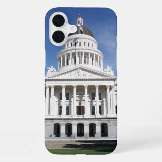 Capitol Majesteit: Sacramento's Tijdloze Icoon iPhone Hoesje (Achterkant)