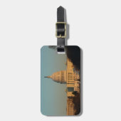 Capitol met kerstfeest Washington DC-feestdag Bagagelabel (Voorkant verticaal)