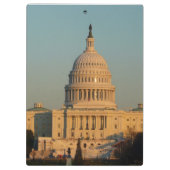 Capitol met kerstfeest Washington DC-feestdag Klembord (Achterkant)