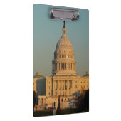 Capitol met kerstfeest Washington DC-feestdag Klembord (Rechts)