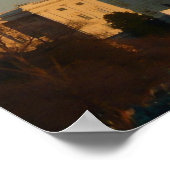 Capitol met kerstfeest Washington DC-feestdag Poster (Hoek)