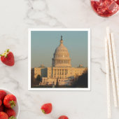 Capitol met kerstfeest Washington DC-feestdag Servet (Insitu)