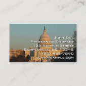 Capitol met kerstfeest Washington DC-feestdag Visitekaartje (Voorkant)