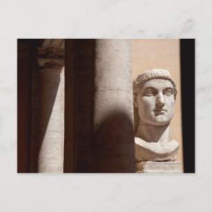 Capitol museum, ofazaangezicht van keizer constant briefkaart