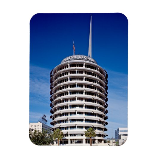 Capitol Records Hollywood Boulevard Magneet (Verticaal)