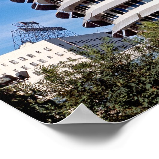 Capitol Records Hollywood California Poster (Hoek)