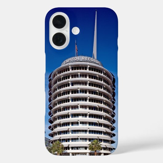 Capitol Records Hollywood Case-Mate iPhone Case (Achterkant)
