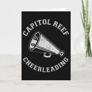 Capitol Reef Cheer Vervingerd Retro 90's Cheerlead Kaart