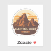 Capitol Reef - National Park cadeaus Sticker (Vel)