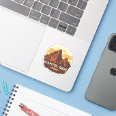 Capitol Reef - National Park cadeaus Sticker (Laptop met iPhone)