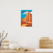 Capitol Reef National Park Cathedral Valley Loop  Poster (Keuken)