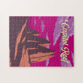 Capitol Reef National Park Illustratie Reiskunst Legpuzzel (Horizontaal)
