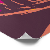 Capitol Reef National Park Illustratie Reiskunst Poster (Hoek)