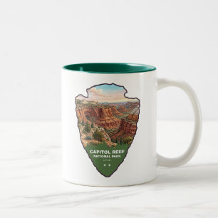 Capitol Reef National Park Pijlstaart Tweekleurige Koffiemok