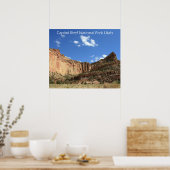 Capitol Reef National Park Poster (Keuken)